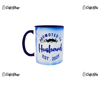 Promoted to husband ( anul dorit ), cana ceramica, 330ml, model cgs1733